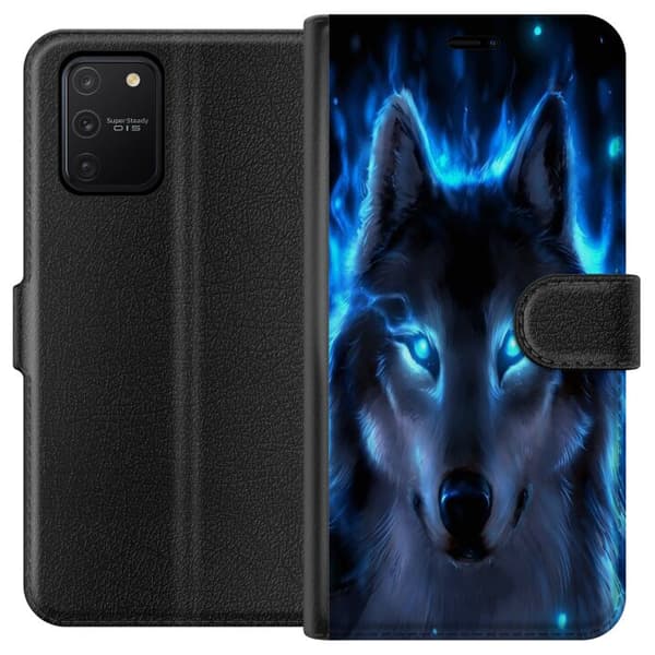Kompatibelt Lommeboketui til Samsung Galaxy S10 Lite Ulv