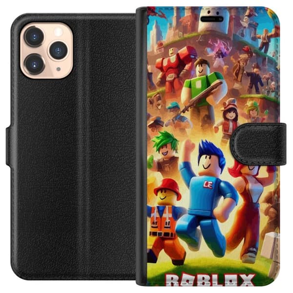 Kompatibel Tegnebogsetui til Apple iPhone 11 Pro Roblox