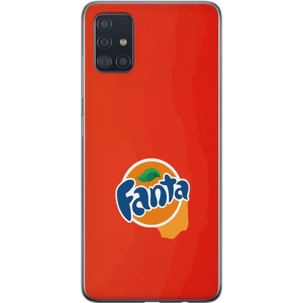 Kompatibelt Mobildeksel til Samsung Galaxy A51 Stilren appelsinforme design