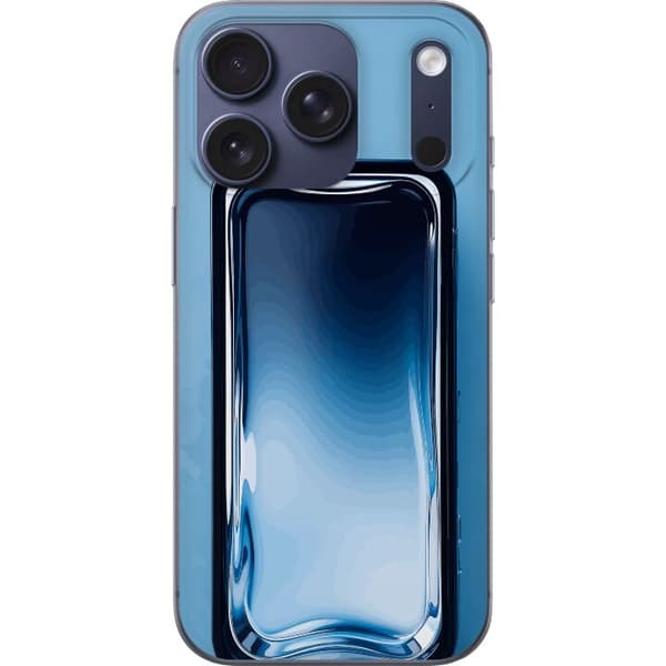 Kompatibelt Mobildeksel til Apple iPhone 18 Pro Blå glaseffekt
