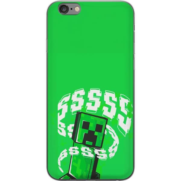 Yhteensopiva Puhelinkuori Apple iPhone 6 Plus Grön pixelfigur