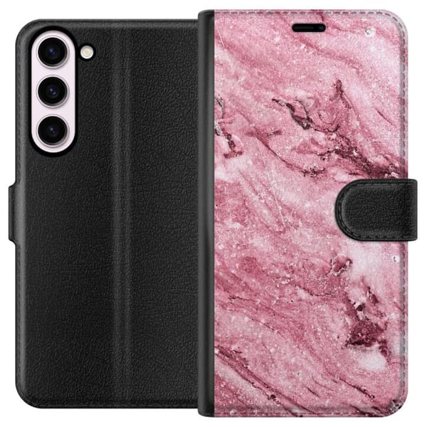 Kompatibel Tegnebogsetui til Samsung Galaxy S23+ Glitter Marmor