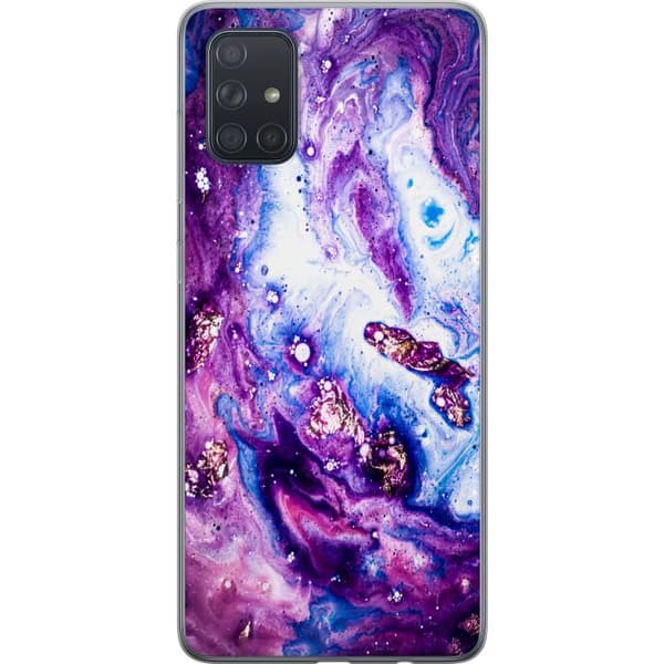 Kompatibelt Mobildeksel til Samsung Galaxy A71 Lilakt