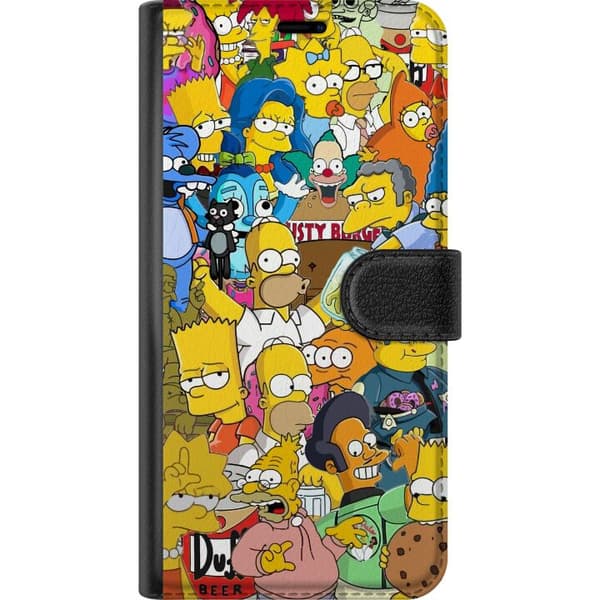 Kompatibelt Plånboksfodral till Apple iPhone 13 mini The Simpsons