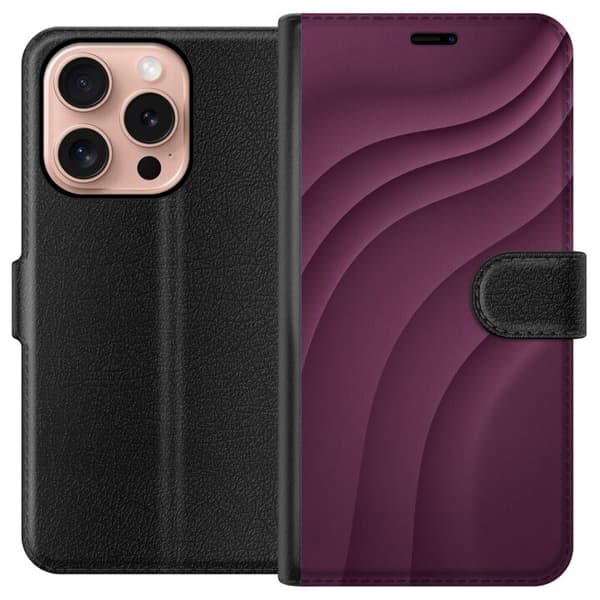 Yhteensopiva Lompakkokotelo Apple iPhone 16 Pro Luumuliike