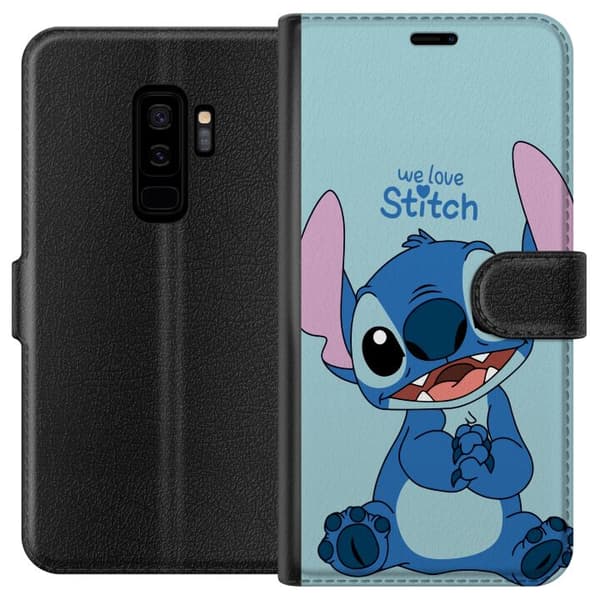 Kompatibel Tegnebogsetui til Samsung Galaxy S9+ Elsk Stitch
