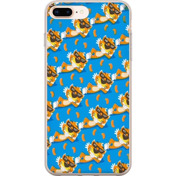 Kompatibelt Mobildeksel til Apple iPhone 8 Plus Leken Chester Cheetah-motiv