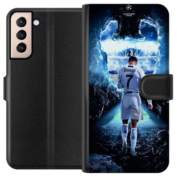 Kompatibel Tegnebogsetui til Samsung Galaxy S21 Ronaldo