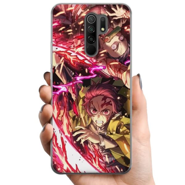 Kompatibelt Mobildeksel til Xiaomi Redmi 9 Demon Slayer