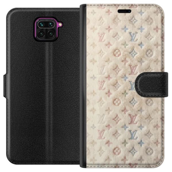Kompatibel Tegnebogsetui til Xiaomi Redmi Note 9 Farverig monogram inspireret af eksklusiv modesans