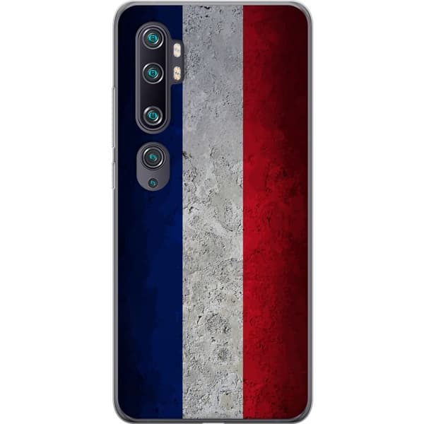 Kompatibelt Mobildeksel til Xiaomi Mi Note 10 Rent fransk flaggdesign