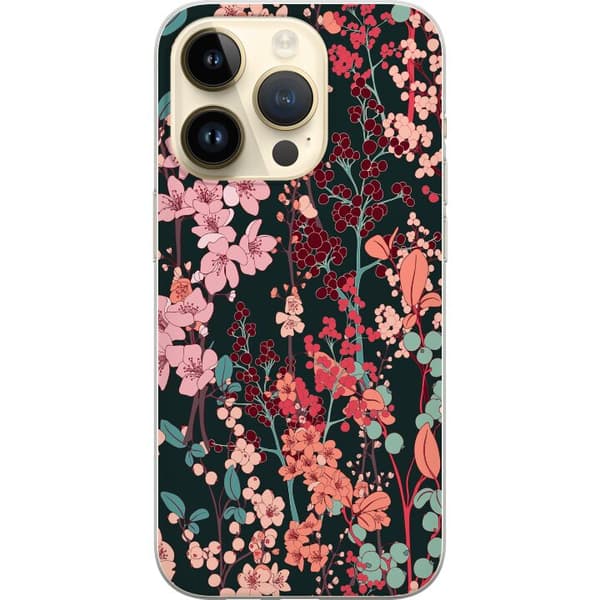 Kompatibelt Mobilskal till Apple iPhone 14 Pro Herbaceous Retro