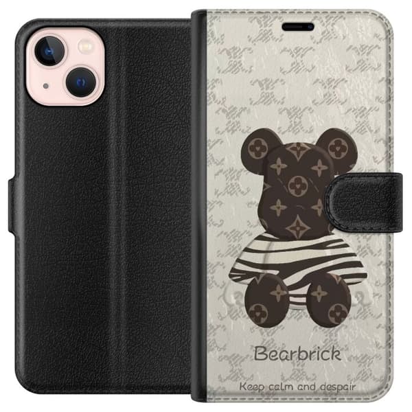 Kompatibelt Plånboksfodral till Apple iPhone 13 mini Lyxig björn