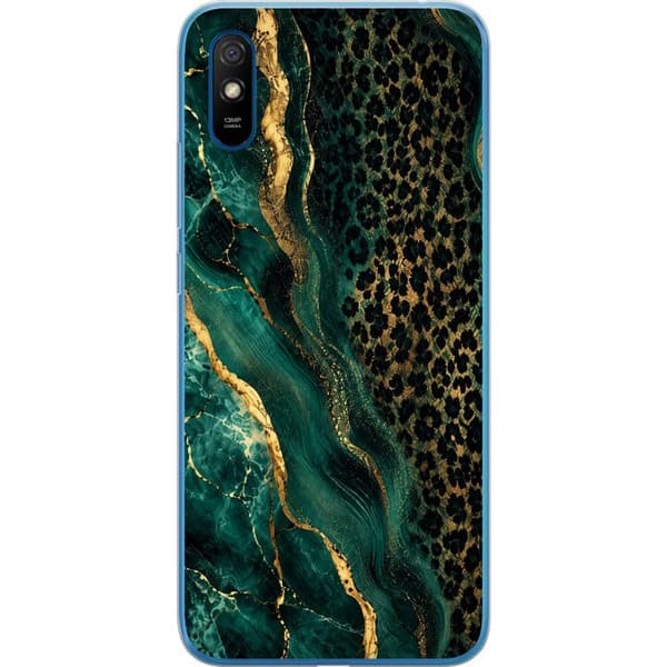 Kompatibelt Mobilskal till Xiaomi Redmi 9A Emerald Leopard