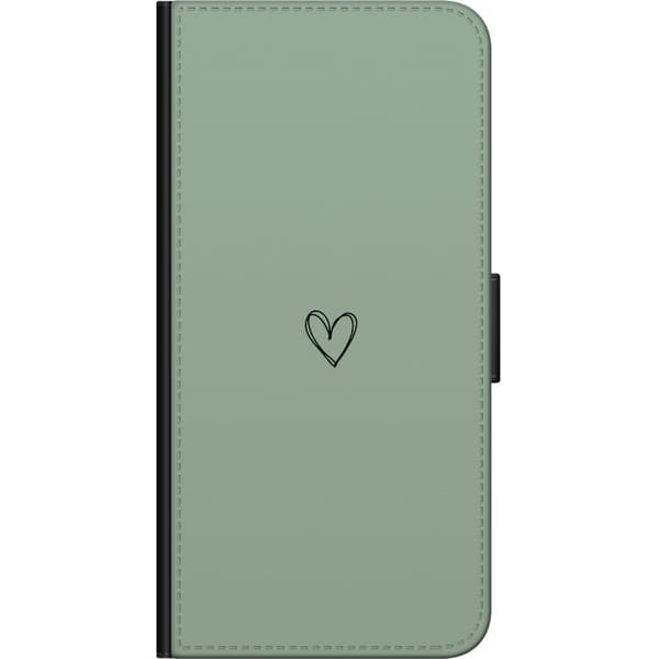 Kompatibel Tegnebogsetui til Xiaomi Redmi Note 9 Pro Hjerte