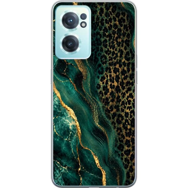 Kompatibelt Mobilskal till OnePlus Nord CE 2 5G Emerald Leopard