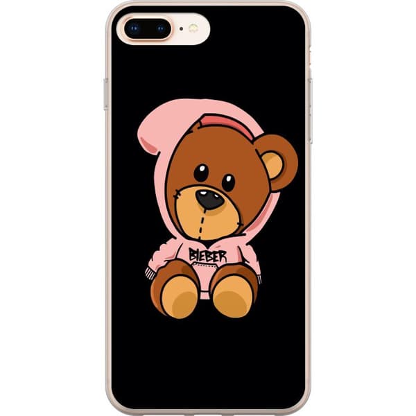 Kompatibelt Mobildeksel til Apple iPhone 8 Plus Teddybjørn Bieber