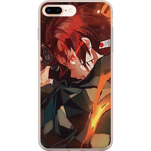 Kompatibelt Mobildeksel til Apple iPhone 8 Plus Demon Slayer