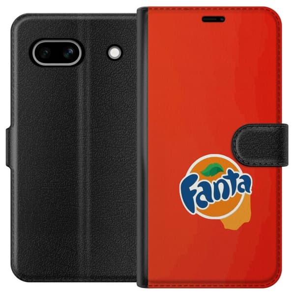Kompatibel Tegnebogsetui til Google Pixel 7a Elegant appelsinformation design