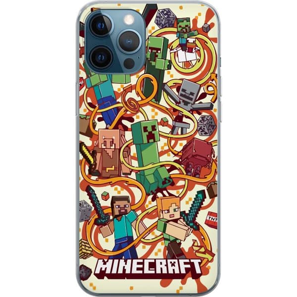 Kompatibelt Mobildeksel til Apple iPhone 12 Pro Minecraft