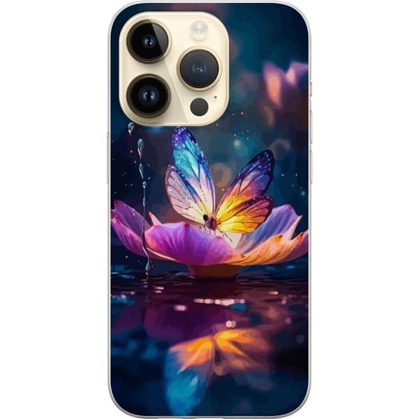 Kompatibelt Mobildeksel til Apple iPhone 14 Pro Butterfly