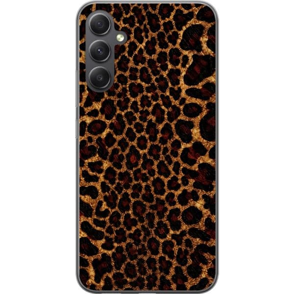 Kompatibelt Mobilskal till Samsung Galaxy S23 FE Leopard Icon