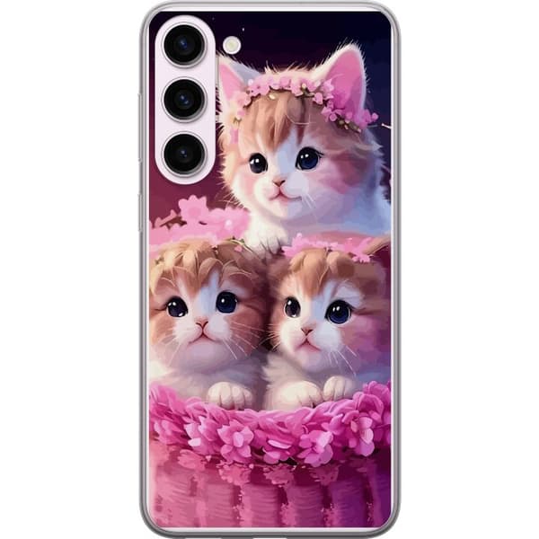 Kompatibelt Mobilskal till Samsung Galaxy S23+ Katter