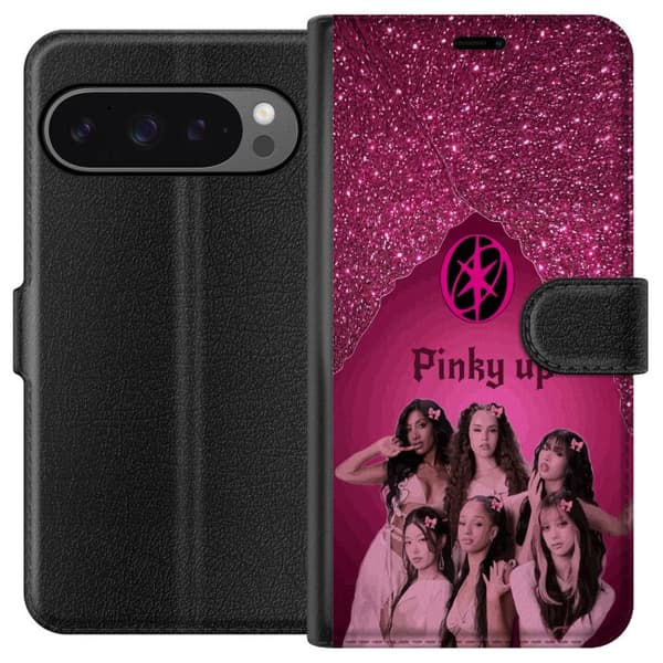 Kompatibel Tegnebogsetui til Google Pixel 9 Pro XL KATSEYE Pinky Up