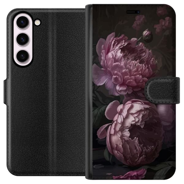 Kompatibelt Plånboksfodral till Samsung Galaxy S23+ Blommor