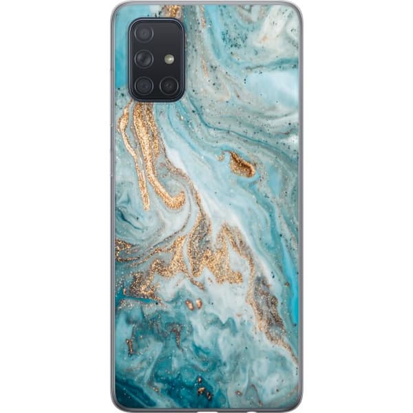 Kompatibelt Mobilskal till Samsung Galaxy A71 Magic Marble