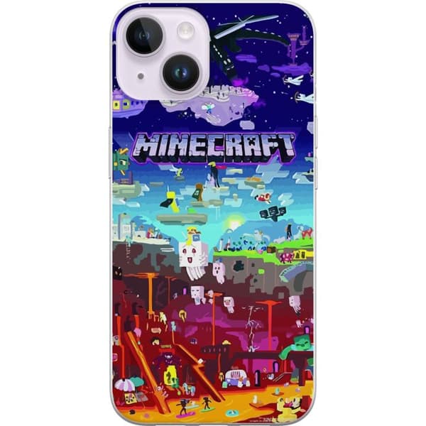 Kompatibel Mobilcover til Apple iPhone 14 Plus Minecraft