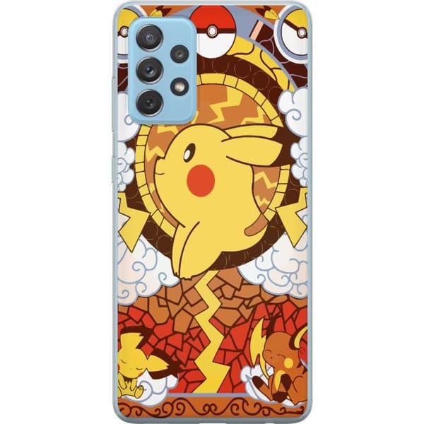 Kompatibelt Mobildeksel til Samsung Galaxy A52 5G Pikachu