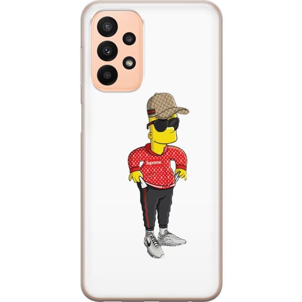 Kompatibel Mobilcover til Samsung Galaxy A23 Bart Simpsons SUP
