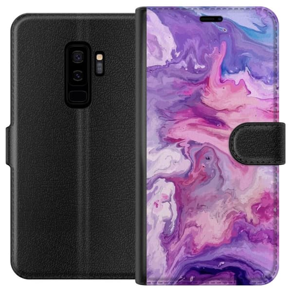 Kompatibelt Plånboksfodral till Samsung Galaxy S9+ Marmor