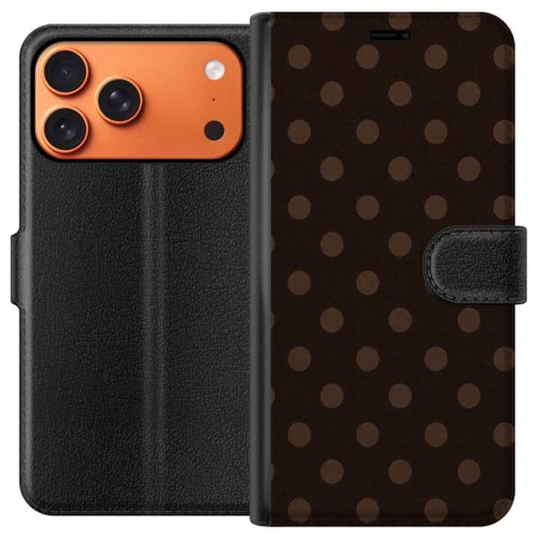 Kompatibelt Lommeboketui til Apple iPhone 17 Pro Max Mokka Pop