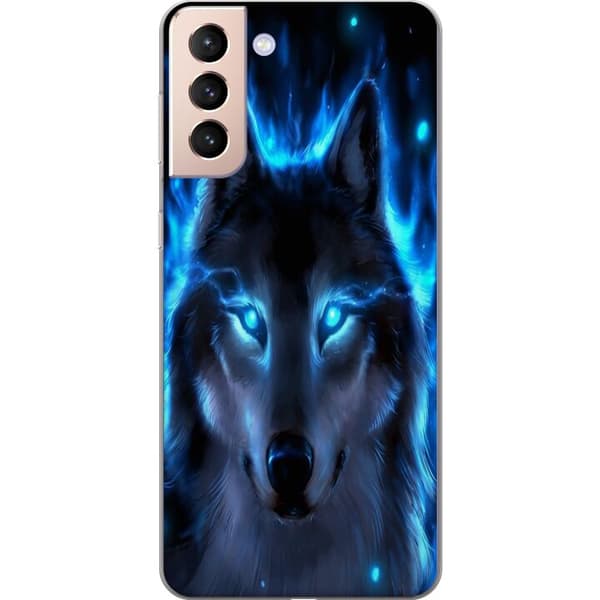 Kompatibelt Mobildeksel til Samsung Galaxy S21 ulv
