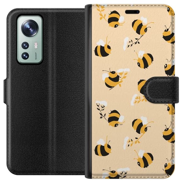Kompatibel Tegnebogsetui til Xiaomi 12 Humlebier