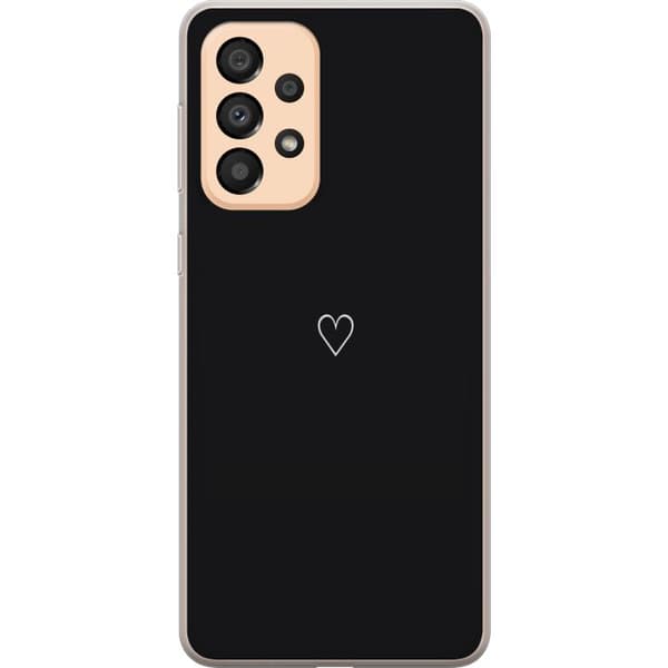 Kompatibel Mobilcover til Samsung Galaxy A33 5G Hjerte Sort
