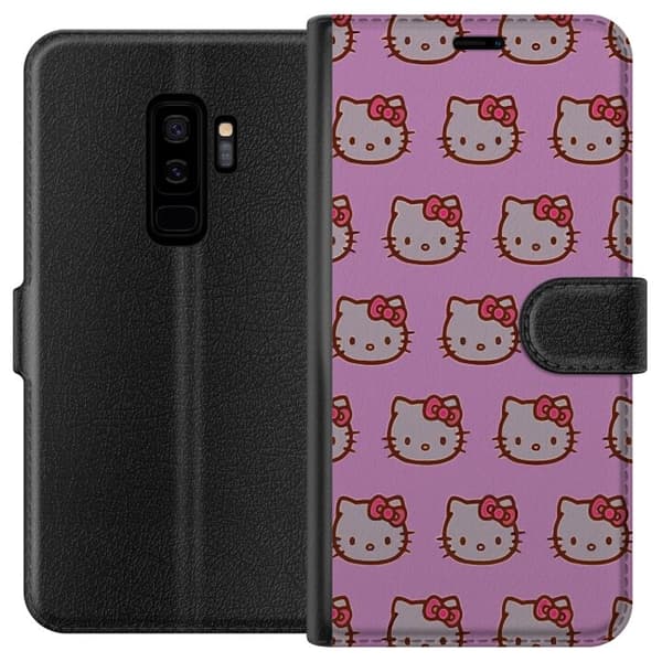 Kompatibelt Lommeboketui til Samsung Galaxy S9+ Hello Kitty