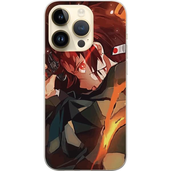 Kompatibelt Mobilskal till Apple iPhone 14 Pro Demon Slayer