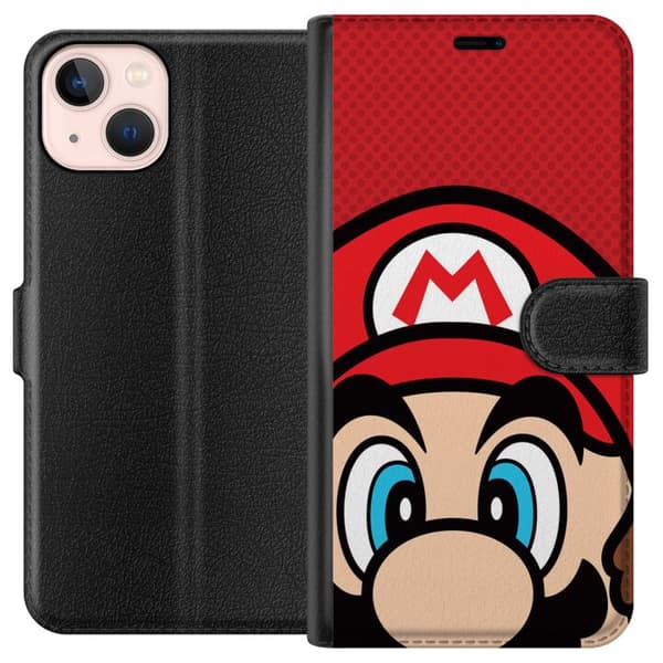 Kompatibelt Plånboksfodral till Apple iPhone 13 mini Mario