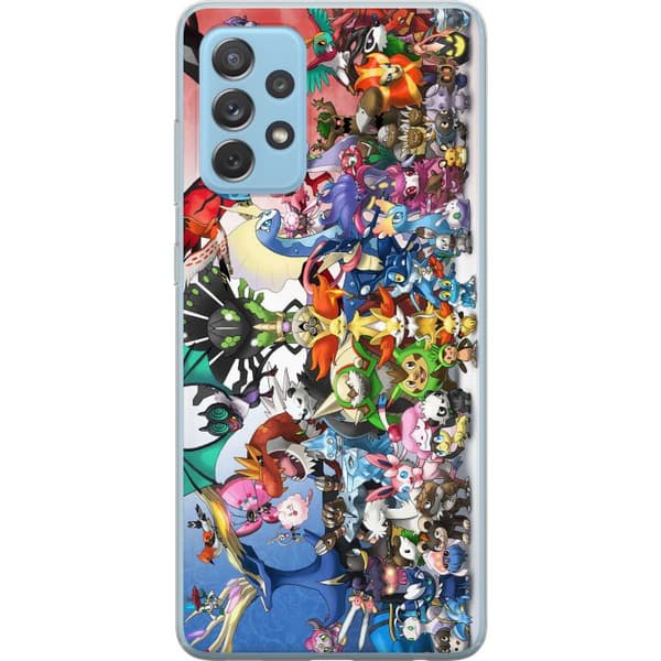 Kompatibelt Mobildeksel til Samsung Galaxy A52 5G Pokemon