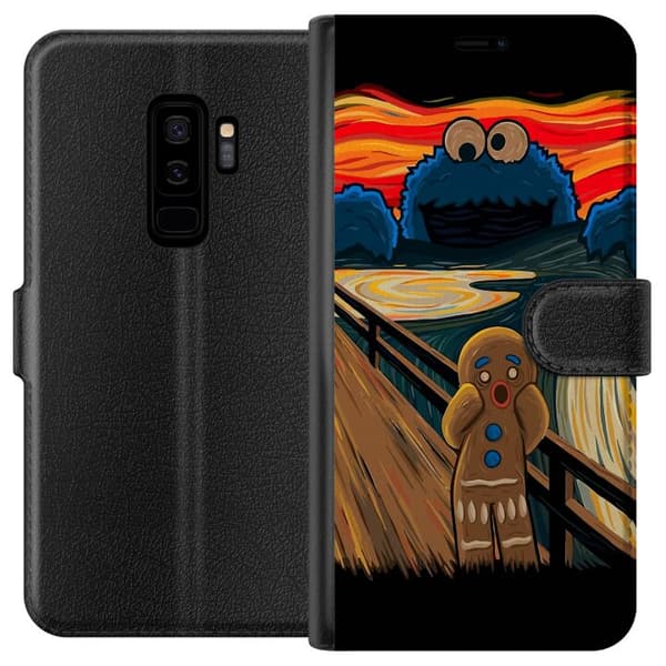 Kompatibel Tegnebogsetui til Samsung Galaxy S9+ Kagemonsteret