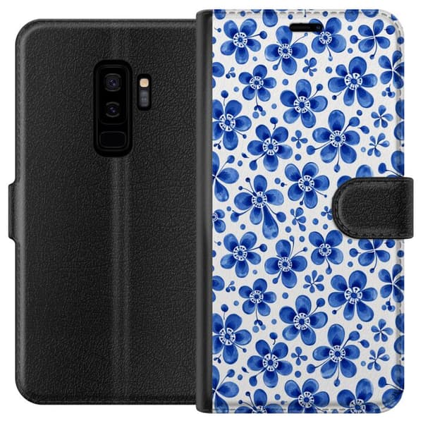 Kompatibel Tegnebogsetui til Samsung Galaxy S9+ Blåt venskab
