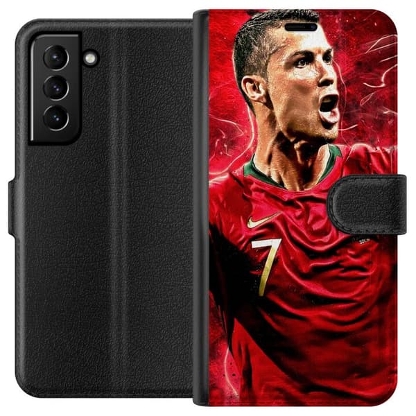 Kompatibel Tegnebogsetui til Samsung Galaxy S21+ 5G Ronaldo