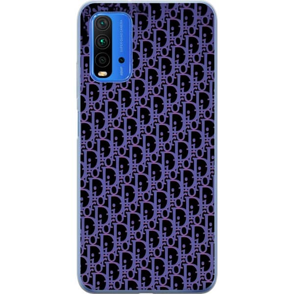 Kompatibelt Mobildeksel til Xiaomi Redmi 9T Moderneluksuriøst monogram i stilrent design