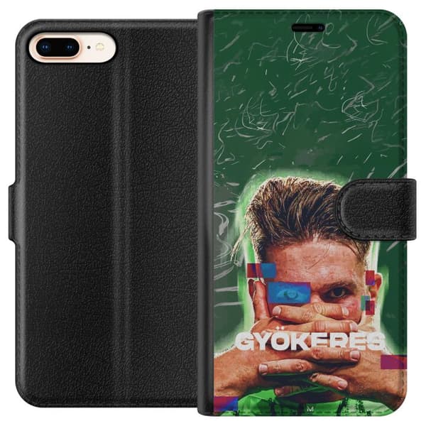 Kompatibel Tegnebogsetui til Apple iPhone 8 Plus Viktor Gyökeres grön energi