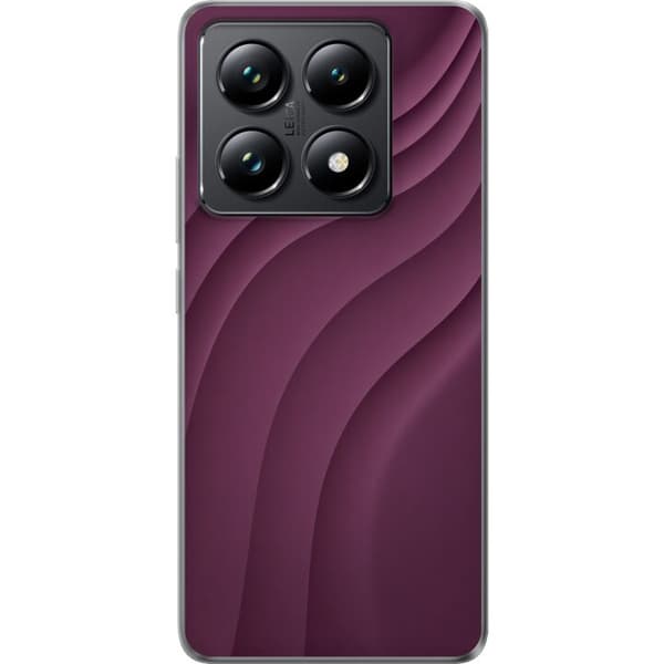 Kompatibelt Mobildeksel til Xiaomi 14T Plommebevegelse