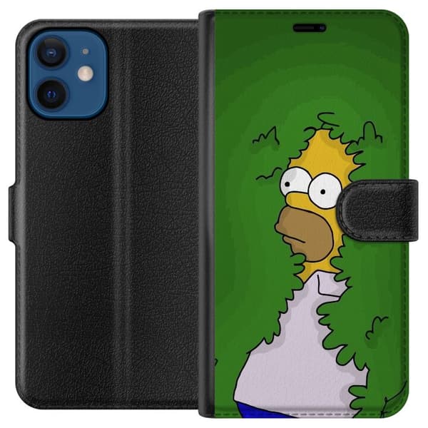 Kompatibel Tegnebogsetui til Apple iPhone 12 Homer Simpson