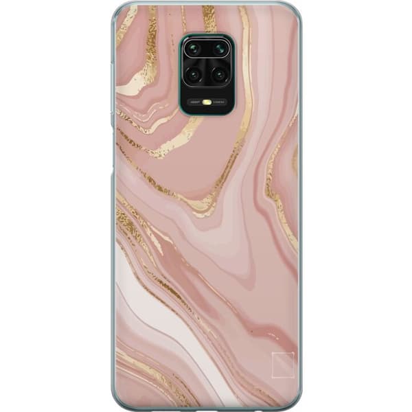 Kompatibelt Mobildeksel til Xiaomi Redmi Note 9 Pro Marmor Rosa